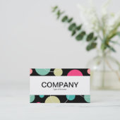 Middenband (gesneden) - Spots & Circles 150816 Visitekaartje (Staand voorkant)