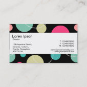 Middenband (gesneden) - Spots & Circles 150816 Visitekaartje (Achterkant)