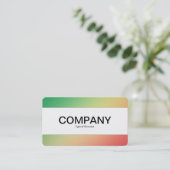 Middenband (gesneden) - Verloopgradiënt Grn, Yellw Visitekaartje (Staand voorkant)