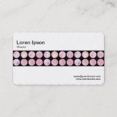 Middenband - getextureerde spots 01 visitekaartje (Achterkant)