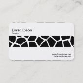 Middenband - Giraffe Visitekaartje (Achterkant)