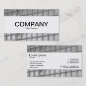 Middenband - Glazen wand 02 - Zwart-wit Visitekaartje (Voorkant / Achterkant)