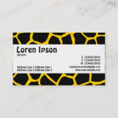 Middenband - GoGiraffe - Amber FFCC00 Visitekaartje (Achterkant)