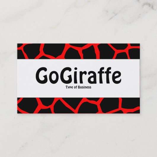 Middenband - GoGiraffe - Red FF0000 Visitekaartje (Voorkant)
