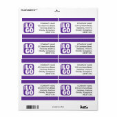 Middenband - Grafiek Etiket (Full Sheet)