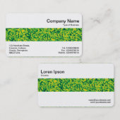 Middenband - groene onderdrukking visitekaartje (Voorkant / Achterkant)