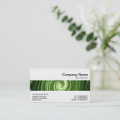 Middenband - Groene Vortex Visitekaartje (Staand voorkant)
