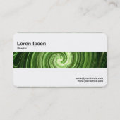 Middenband - Groene Vortex Visitekaartje (Achterkant)