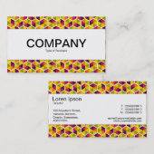 Middenband - Hexagon Patroon 01 Visitekaartje (Voorkant / Achterkant)