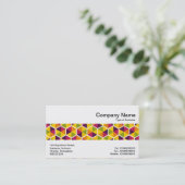 Middenband - Hexagonal Pattern 01 Visitekaartje (Staand voorkant)