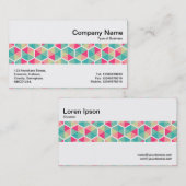 Middenband - Hexagonal Pattern 02 Visitekaartje (Voorkant / Achterkant)