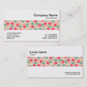 Middenband - Hexagonal Pattern 04 Visitekaartje (Voorkant / Achterkant)