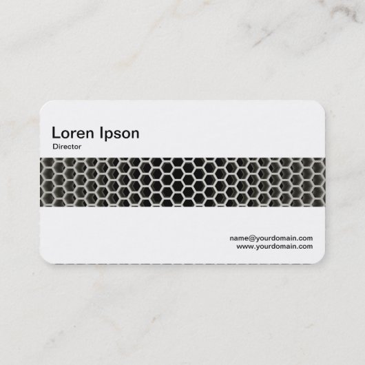 Middenband - Honeycomb Warm Visitekaartje (Achterkant)