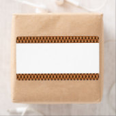 Middenband - Houtblokpatroon Etiket (Insitu)