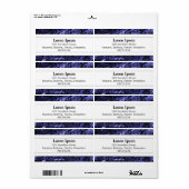 Middenband II - Blauwe Kool II Etiket (Full Sheet)