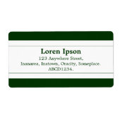 Middenband II - Donkergroen Etiket (Voorkant)