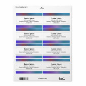 Middenband II - Dusky Color Etiket (Full Sheet)