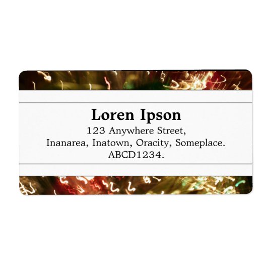 Middenband II - Fibre Optica Etiket (Voorkant)