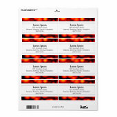 Middenband II - Rode orbs Etiket (Full Sheet)