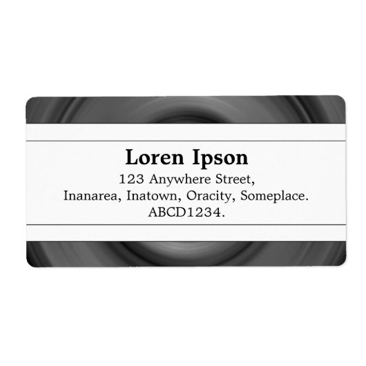 Middenband II - wiel II Etiket (Voorkant)