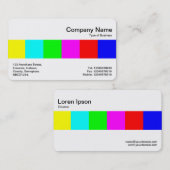 Middenband - kleuren visitekaartje (Voorkant / Achterkant)