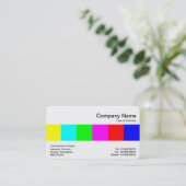 Middenband - kleuren visitekaartje (Staand voorkant)