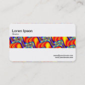 Middenband - kleurrijk Abstract Visitekaartje (Achterkant)