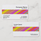 Middenband - kleurrijk Abstract Visitekaartje (Voorkant / Achterkant)