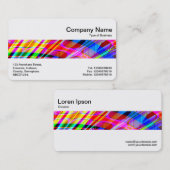 Middenband - kleurrijk fractal visitekaartje (Voorkant / Achterkant)