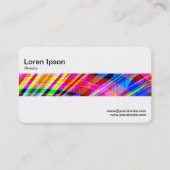 Middenband - kleurrijk fractal visitekaartje (Achterkant)