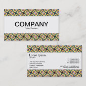 Middenband - kleurrijk geometrisch 08 visitekaartje (Voorkant / Achterkant)