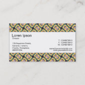 Middenband - kleurrijk geometrisch 08 visitekaartje (Achterkant)