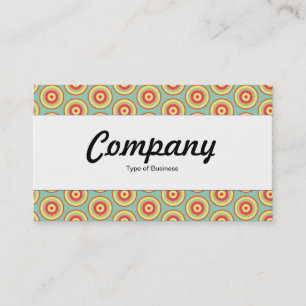 Middenband - kleurrijke cirkels 01 visitekaartje