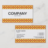 Middenband - kleurrijke geometrische weergave 07 visitekaartje (Voorkant / Achterkant)