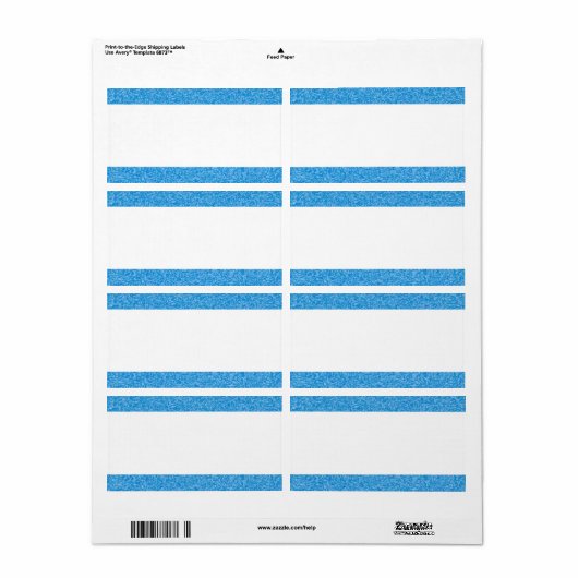 Middenband - kopersulfaat etiket (Full Sheet)