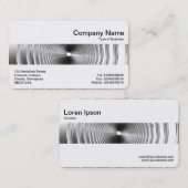 Middenband - Lange lente B&W Visitekaartje (Voorkant / Achterkant)