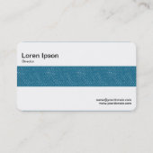Middenband - Licht Blauw Denim Visitekaartje (Achterkant)