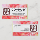 Middenband (Logo) - Vortex of Time Abstract Visitekaartje (Voorkant / Achterkant)