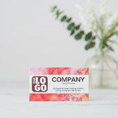 Middenband (Logo) - Vortex of Time Abstract Visitekaartje (Staand voorkant)