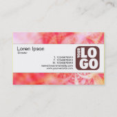 Middenband (Logo) - Vortex of Time Abstract Visitekaartje (Achterkant)