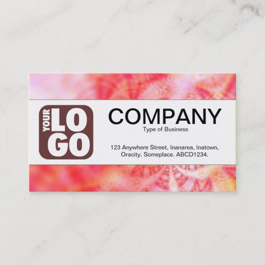 Middenband (Logo) - Vortex of Time Abstract Visitekaartje (Voorkant)