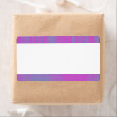 Middenband - Magenta Streaks Etiket (Insitu)