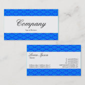 Middenband - Manuscript - Het Patroon van de Schaa Visitekaartje (Voorkant / Achterkant)