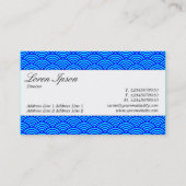 Middenband - Manuscript - Het Patroon van de Schaa Visitekaartje (Achterkant)