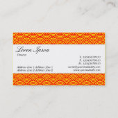 Middenband - Manuscript - Het Patroon van de Schaa Visitekaartje (Achterkant)