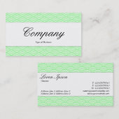 Middenband - Manuscript - Het Patroon van de Schaa Visitekaartje (Voorkant / Achterkant)