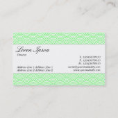 Middenband - Manuscript - Het Patroon van de Schaa Visitekaartje (Achterkant)