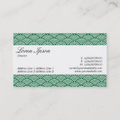 Middenband - Manuscript - Het Patroon van de Schaa Visitekaartje (Achterkant)