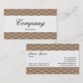 Middenband - Manuscript - Het Patroon van de Schaa Visitekaartje (Voorkant / Achterkant)