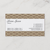 Middenband - Manuscript - Het Patroon van de Schaa Visitekaartje (Achterkant)